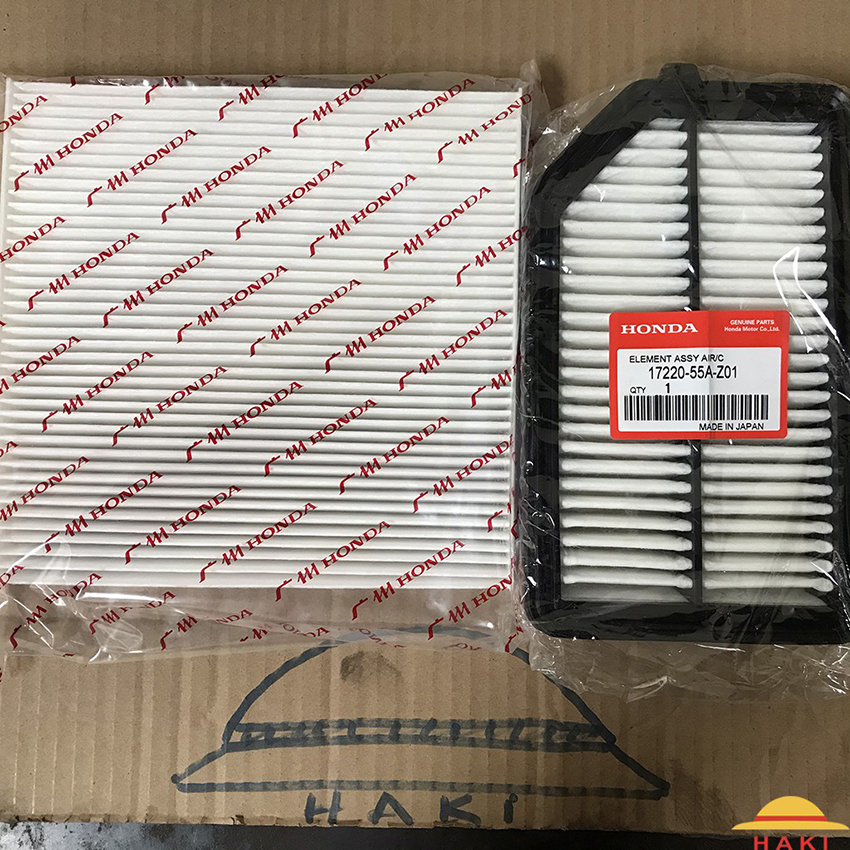 [Combo lọc gió Honda City] Lọc gió điều hòa máy lạnh + lọc gió động cơ Honda City 2014-2020