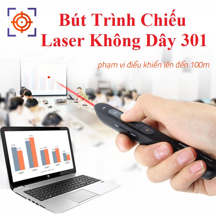 Bút Trình Chiếu laser Thuyết Trình, Giảng Dạy Không Dây Cao Cấp 301 Nhỏ Gọn Tiện Lợi Kết Nối USB Nhanh Chóng Tự Tin Khi Thuyết Trình Và Giảng Dạy. Bảo Hành Uy Tín.