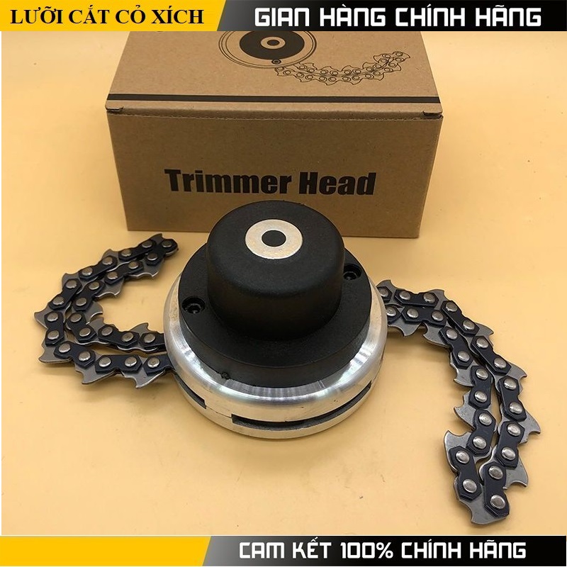 Lưỡi cắt cỏ - Bộ sản phẩm Bao gồm:1 x Đầu Tông Đơ với Cài Đặt Cuộn Dây Xích - Cuộn dây xích có độ cứng cao hơn, bền hơn.