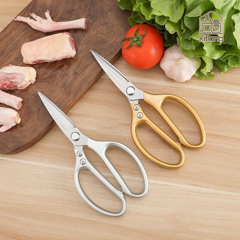 Kéo cắt gà, kéo làm bếp Nhật Bản SK5, kéo làm bếp nhật bản siêu sắc, đa năng cán vàng
