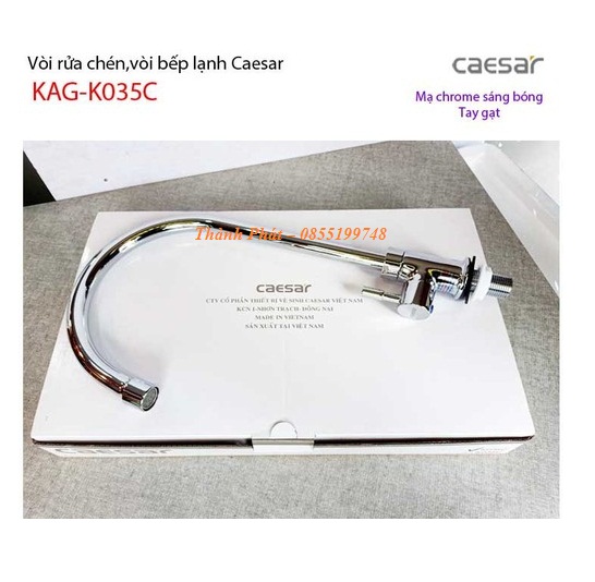 Vòi bếp lạnh caesar k035c, vòi rửa bát, rửa chén