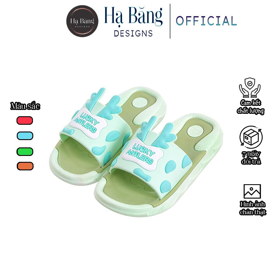 Giày dép cho bé trai bé gái dạng đúc Hạ Băng Designs 1 - 10 tuổi mẫu con nai