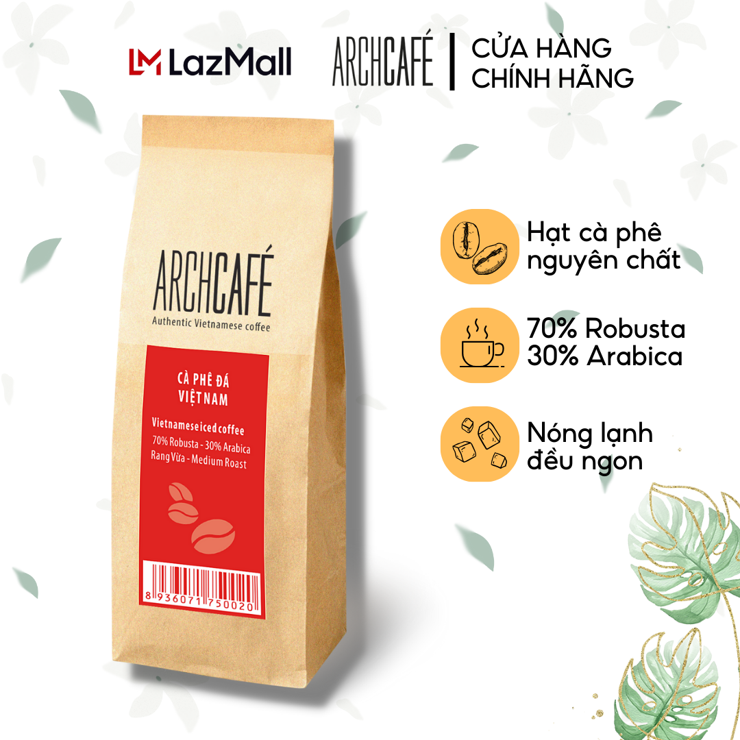 Cà phê đá Việt Nam - Cà phê bột rang xay Archcafé