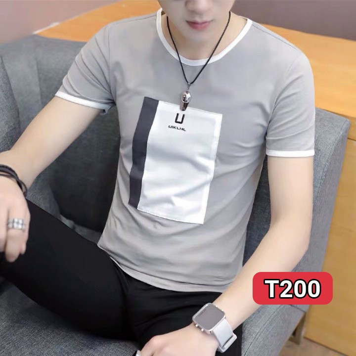 Áo thun nam không cổ mẫu mới nhất siêu đẹp 2021 ATNKC01
