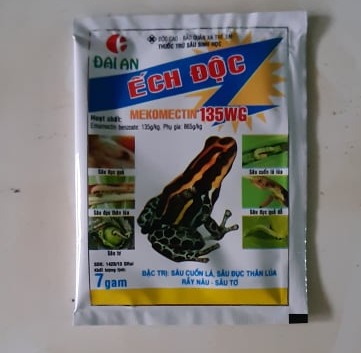 Sâu đục quả, Sâu đục thân,sâu cuốn lá, rầy nâu...Gói  7gam pha 1binhf 16-18 lít