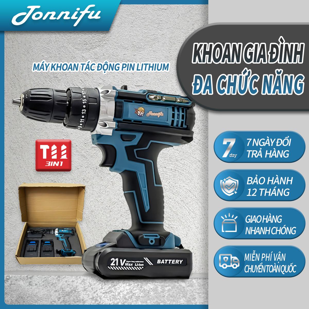  Máy khoan pin - 3 chức năng có búa đầu kẹp 10mm ruột đồng 100% kèm bộ phụ kiện 24 chi tiết HG-531XL 