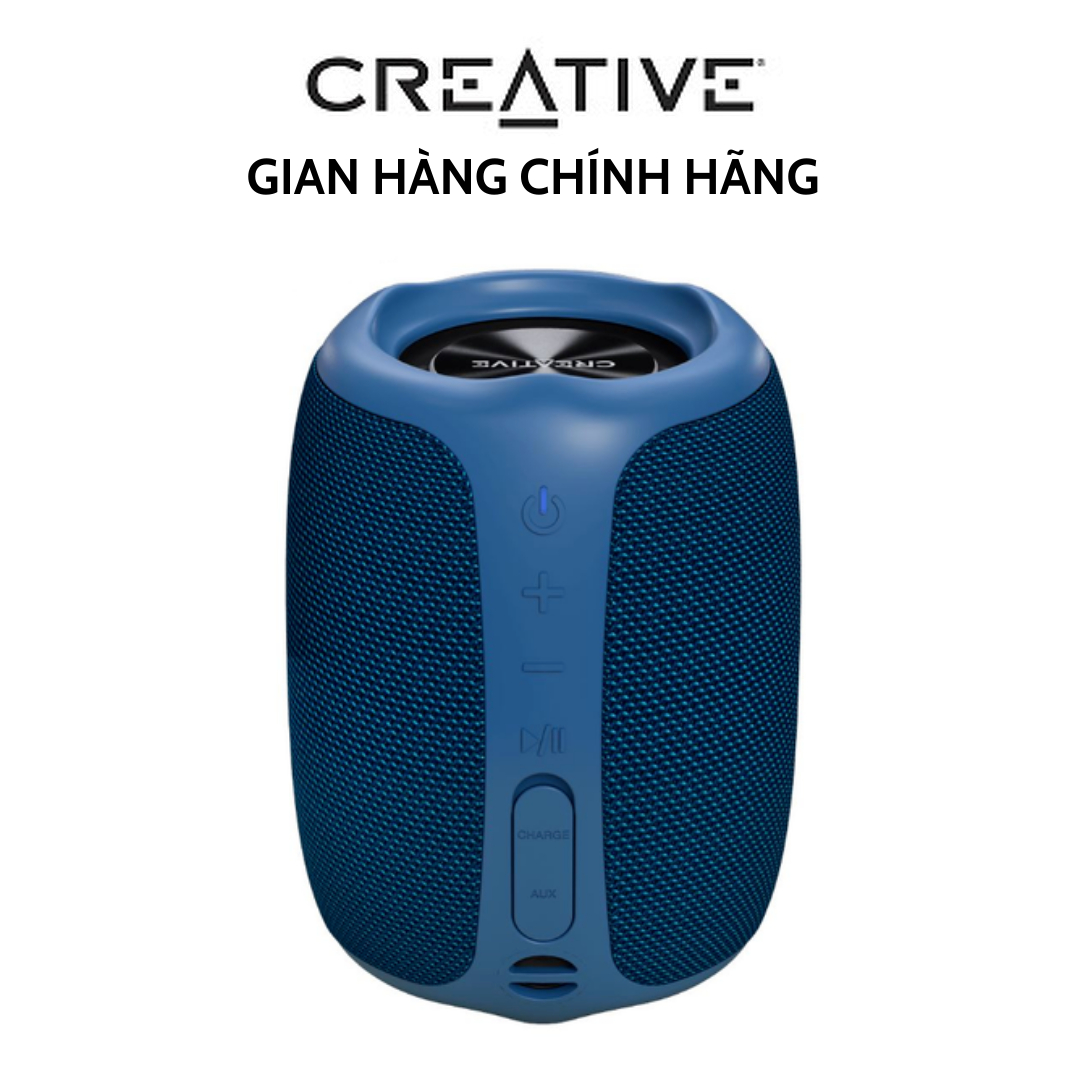 Loa di động creative muvo play blue - hàng chính hãng