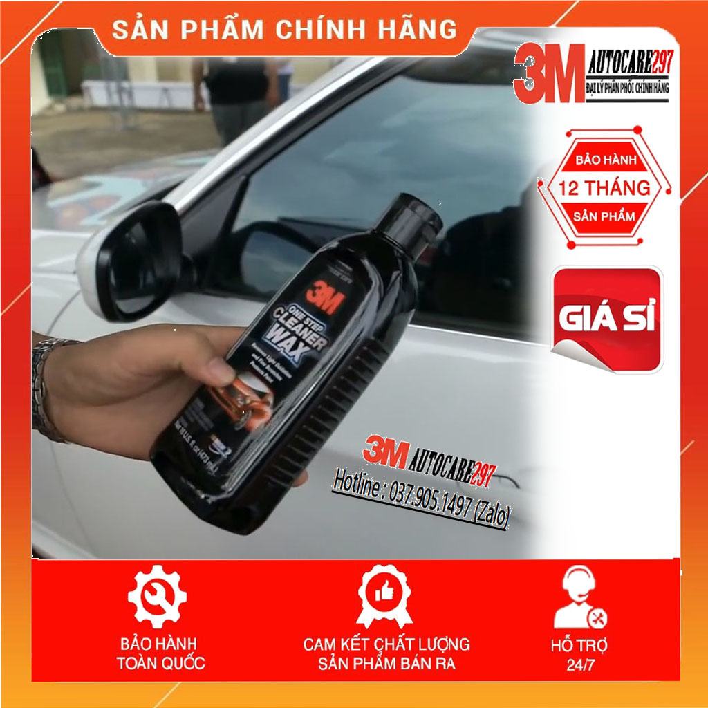 Dung dịch đánh bóng 1 bước - 3m one step cleaner wax pn39006 473ml