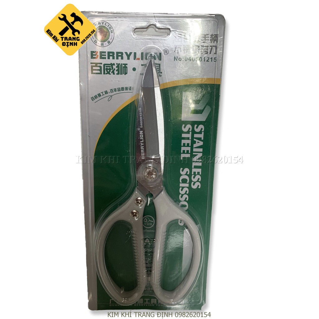 Kéo cắt thức ăn - kéo bếp inox siêu sắc siêu bền berrylion