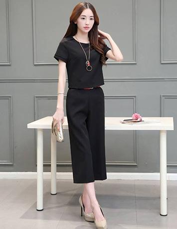 Quần Dài Nữ Ống Rộng Lụa Bóng  Lưng Chum Sgr Qdr01