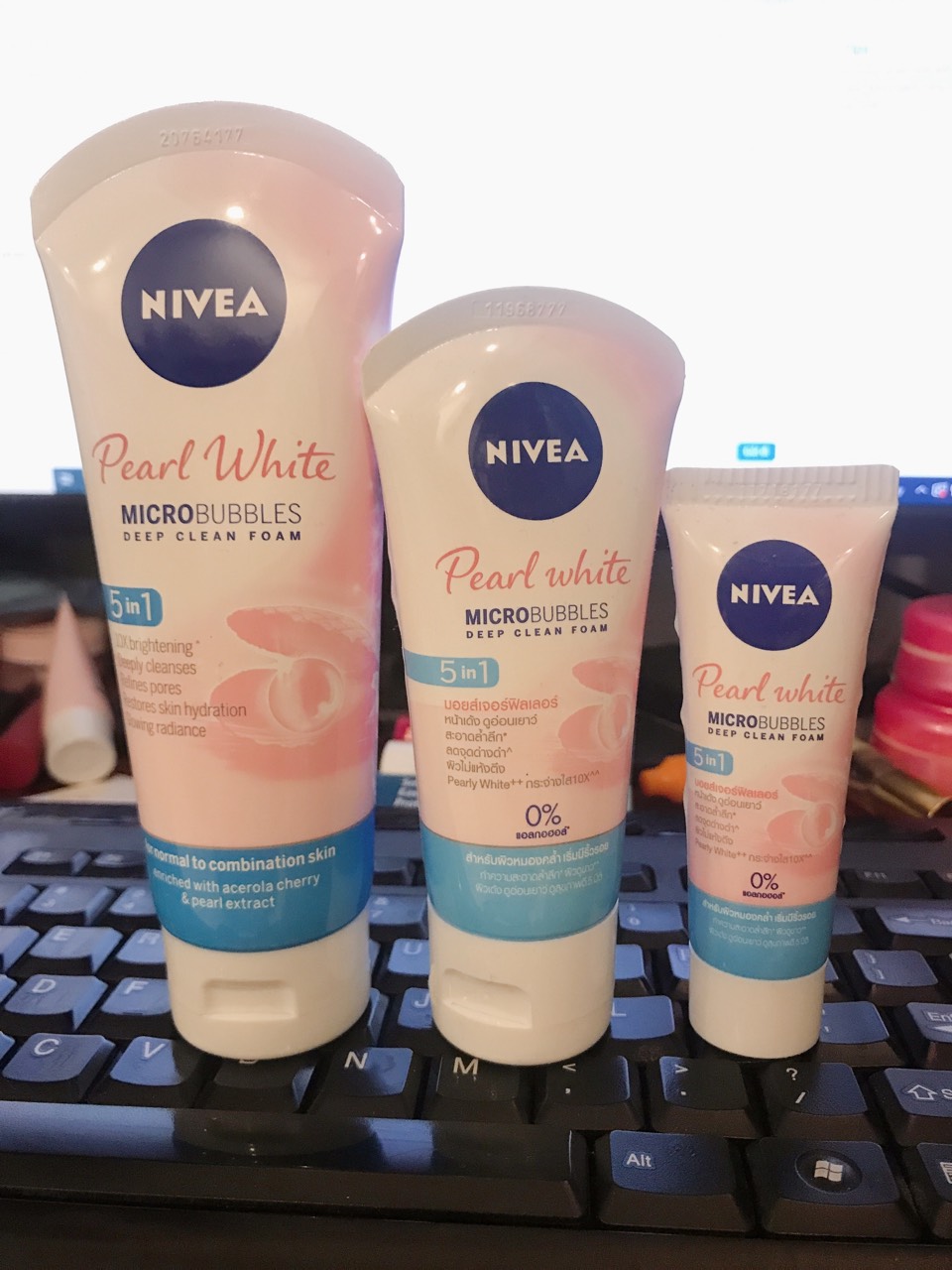 Sữa rửa mặt Nivea ngọc trai trắng da 5in1 100g