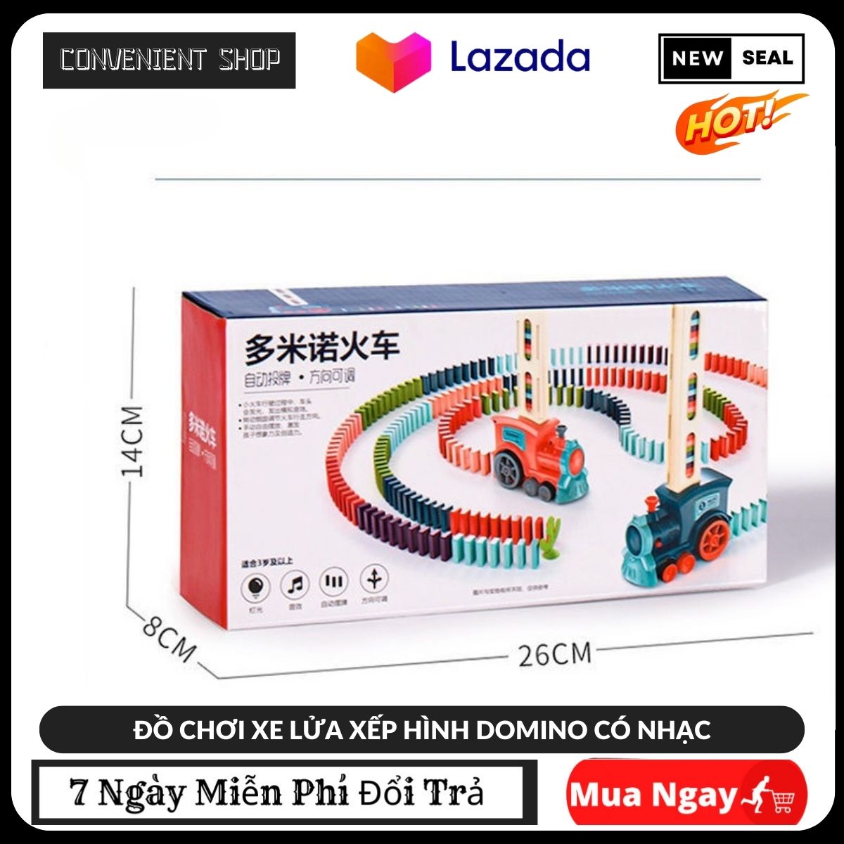 Tàu hoả đồ chơi cho bé, xe lửa đồ chơi cho bé. đồ chơi xe lửa xếp hình domino có nhạc - tàu lửa đồ chơi, đường ray xe lửa, xe lửa đường ray cao cấp.