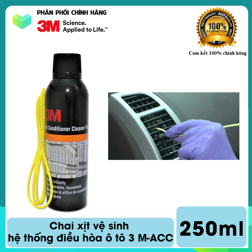 Chai xịt vệ sinh hệ thống điều hòa ô tô 3M - 3M-ACC
