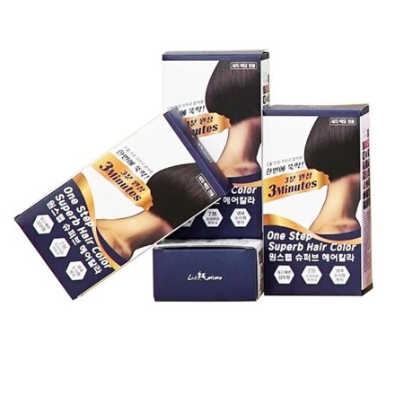 [HCM]Thuốc nhuộm tóc thảo dược Hàn Quốc Letmimo an toàn nhanh chóng (1 hộp x 5 gói x 20ml) 2 màu nâu tự nhiên và nâu đậm