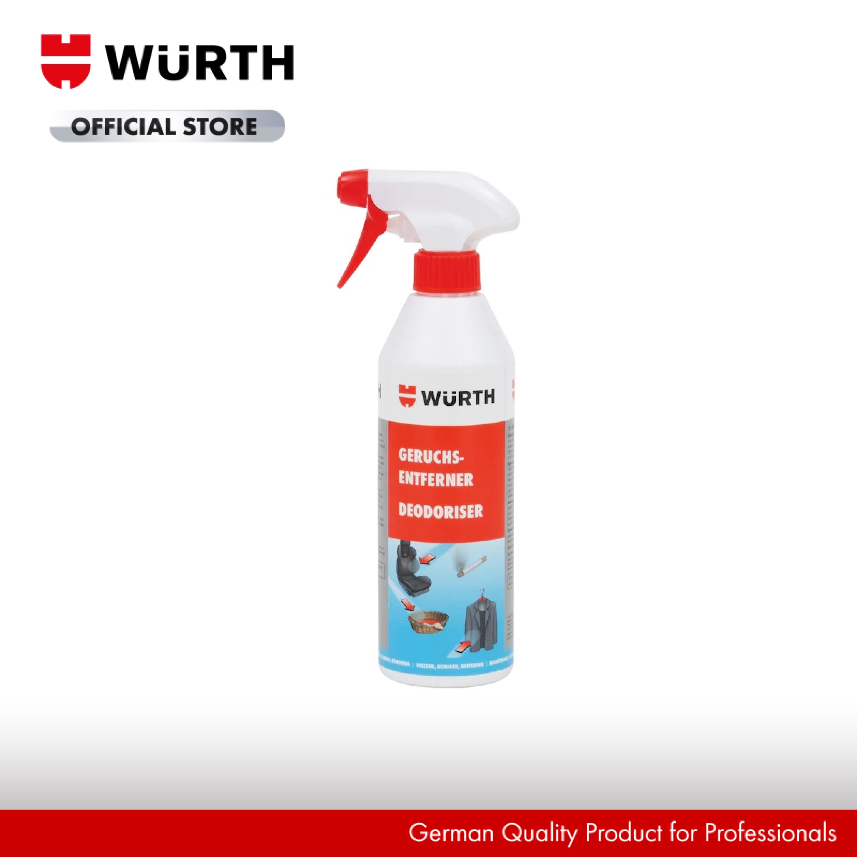 Wurth chất khử mùi nội thất deodoriser 500ml