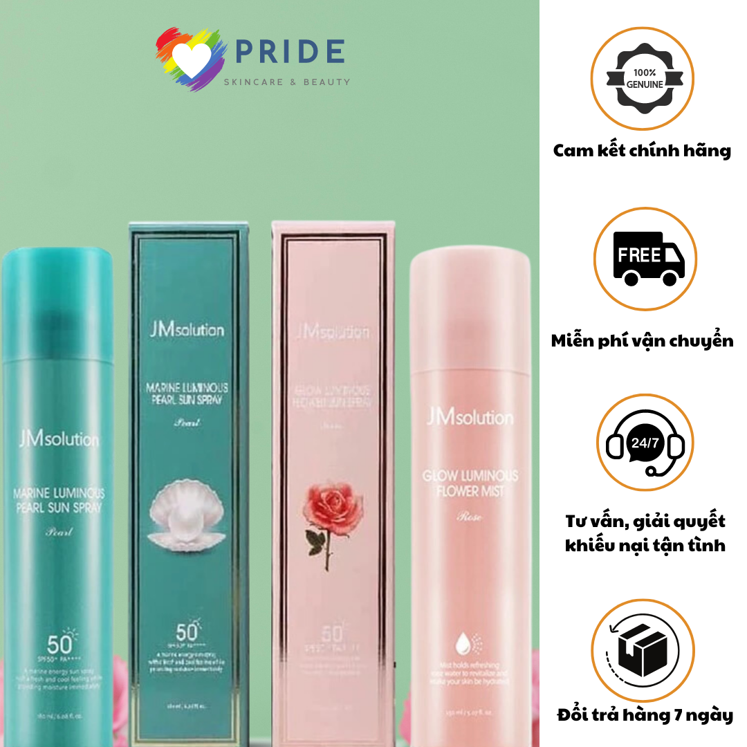 Xịt chống nắng toàn thân jm solution sun spray spf 50+/pa ++++ 180ml