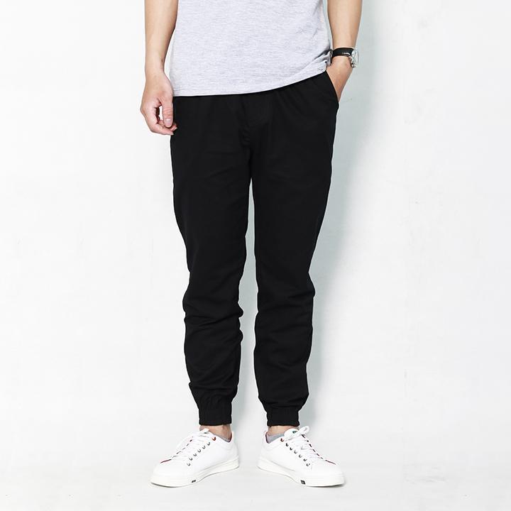 Quần jogger , quần jogger thời trang cho cả nam và nữ nỉ trơn đen cá tính qb2 sgr1847