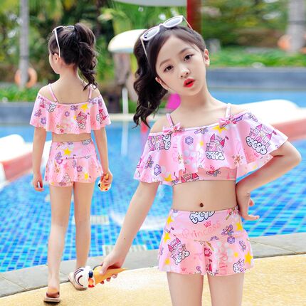 Bikini bé gái 2 mảnh - Bộ đồ bơi Trẻ Em Quảng Châu Cao Cấp