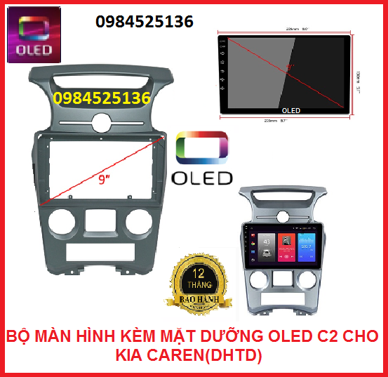 Màn hình dvd android ô tô oled c2 cho xe carenkèm mặt dưỡng và dây giắc theo xe.ram 2/32gb,chính hãng oled theo xe,bảo hành điện tử 18 tháng.màn hình xe caren,phụ kiện đồ chơi ô tô.man hinh gia re.