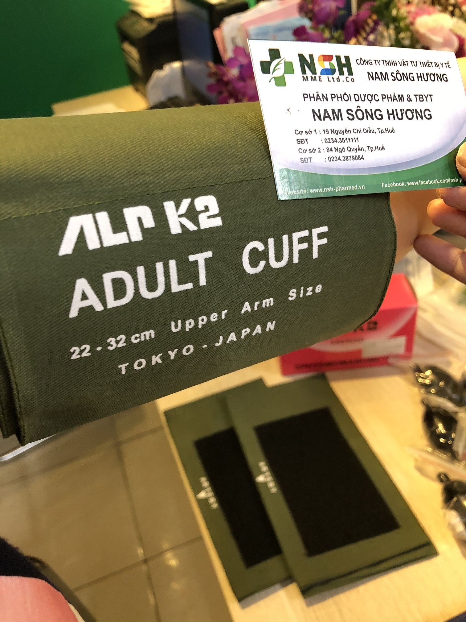 VÒNG BÍT GỒM BO VẢI VÀ RUỘT phụ kiện CHO MÁY ĐO HUYẾT ÁP KẾ CƠ BẮP TAY ALPK2 YAMASU