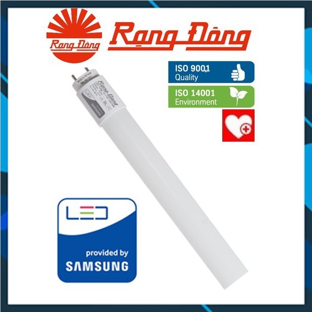 Bóng đèn LED tube (tuýp) thủy tinh Rạng Đông 20W120cm 10W60cm.