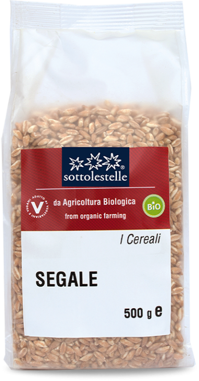 Hạt lúa mạch đen nguyên cám hữu cơ Sottolestelle 500g Organic Whole Rye