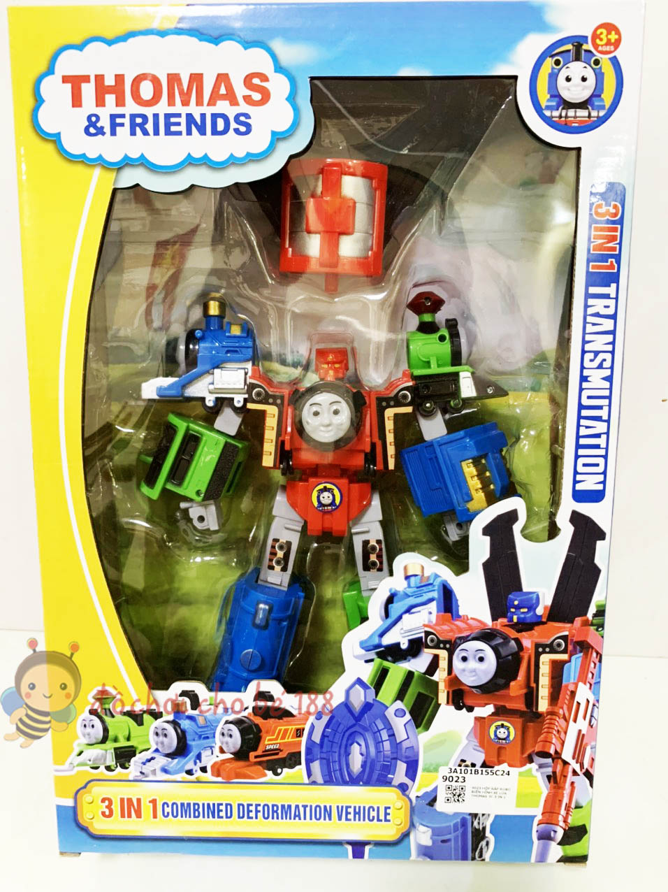 Xe lửa thomas lắp ráp biến hình robot xe lửa thomas biến hình thành robot