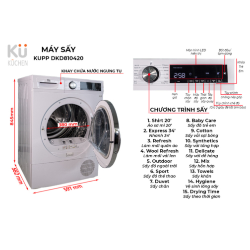 Máy sấy heat pump dkd