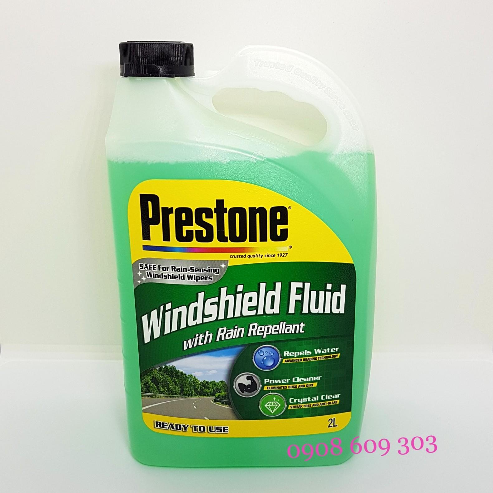 Nước rửa kính ô tô prestone windshield fluid usa-2lít