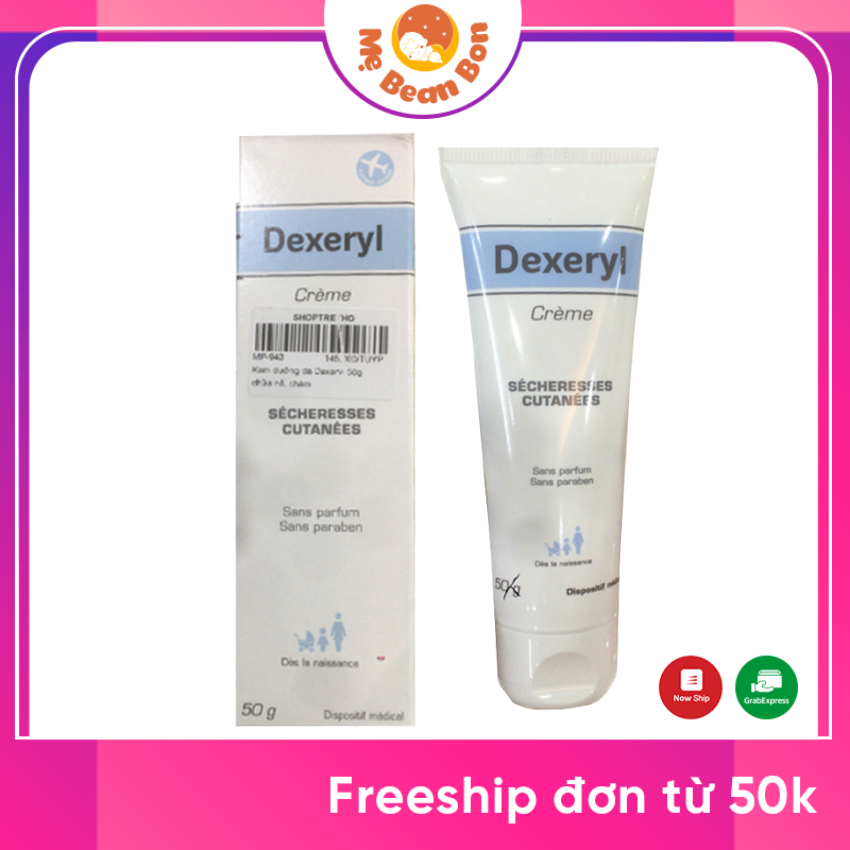 Kem dưỡng Nẻ Chàm Dexeryl 50g pháp cho bé giúp dịu nhẹ làn da giúp da bé luôn mịn màng, không thô ráp, không nứt nẻ trong mùa hanh khô, mùa đông
