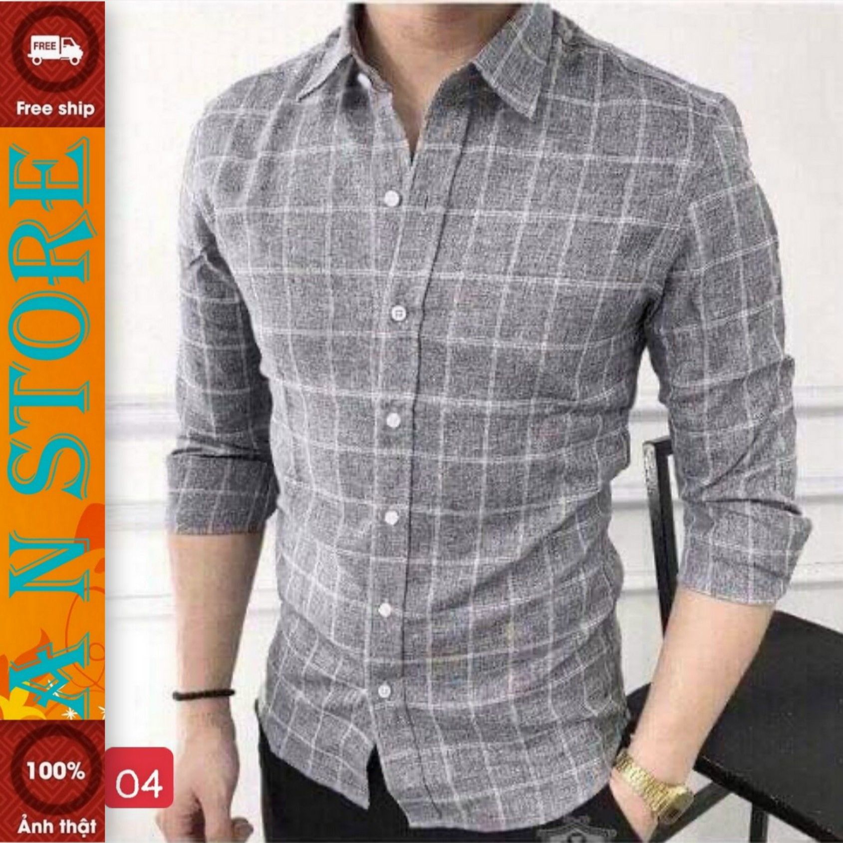 [Flash Sale 50%]áo sơ mi nam cao cấp kate lụa siêu mềm mại cao cấp MẪU MỚI NHẤT M24 AN NHIÊN STORE hàng hiệu chuẩn shop phong cách trẻ trung hàn quốc AN NHIÊN STORE9999 AN026