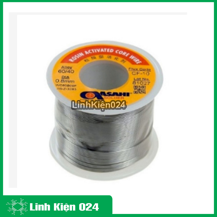 Thiếc hàn asahi 60% 0.8mm