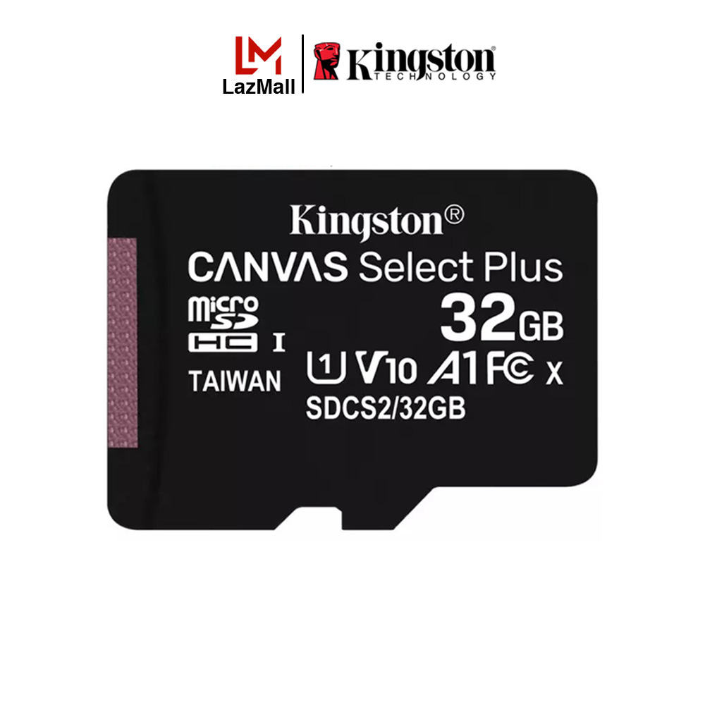 Thẻ nhớ microsdhc kingston canvas select plus 32gb class 10 u1 100mb/s sdcs2/32gbsp