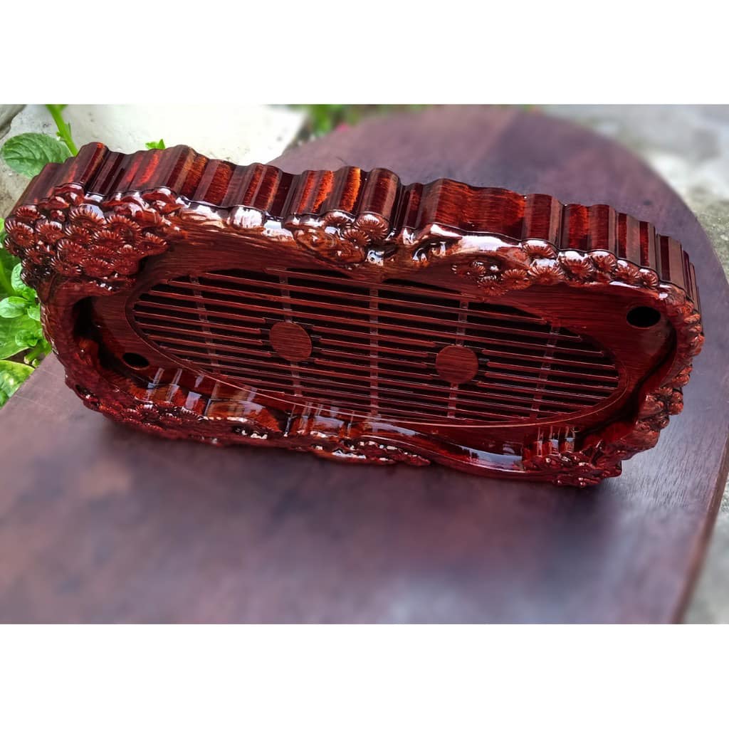 Khay đựng trà nhựa giả gỗ