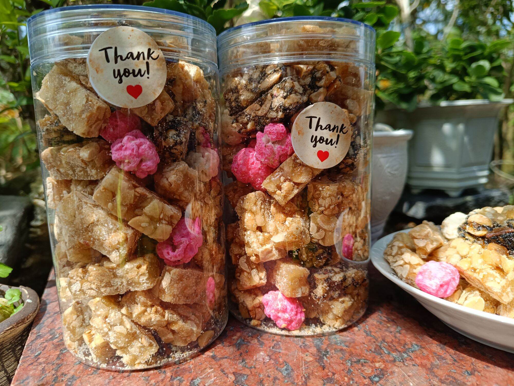 Kẹo thèo lèo bông dâu 500g (Kẹo đậu phộng/ thèo lèo truyền thống)