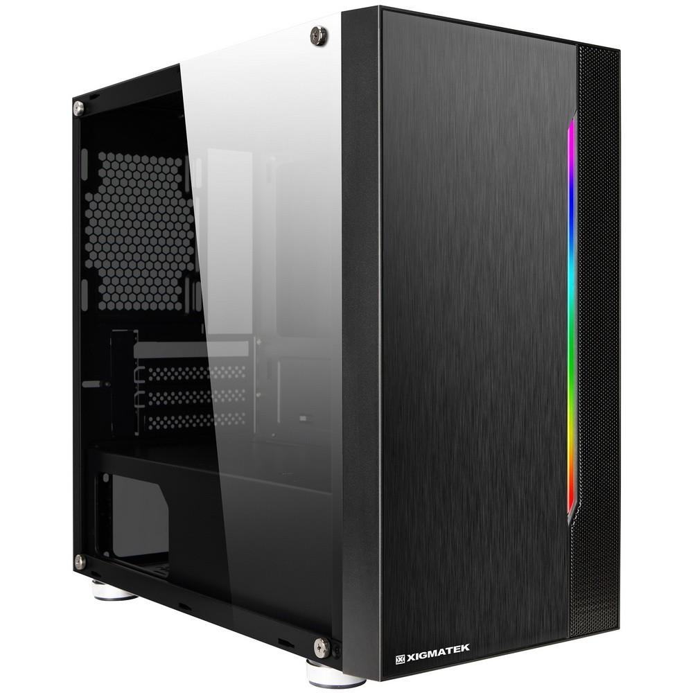 Vỏ case máy tính xigmatek gemini - premium m-atx, rgb strip - bảo hành mai hoàng