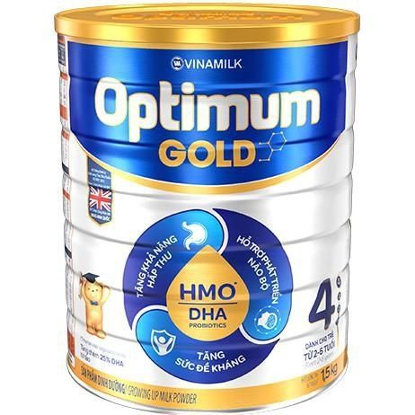 Sữa bột optimum gold 4 lon 900g