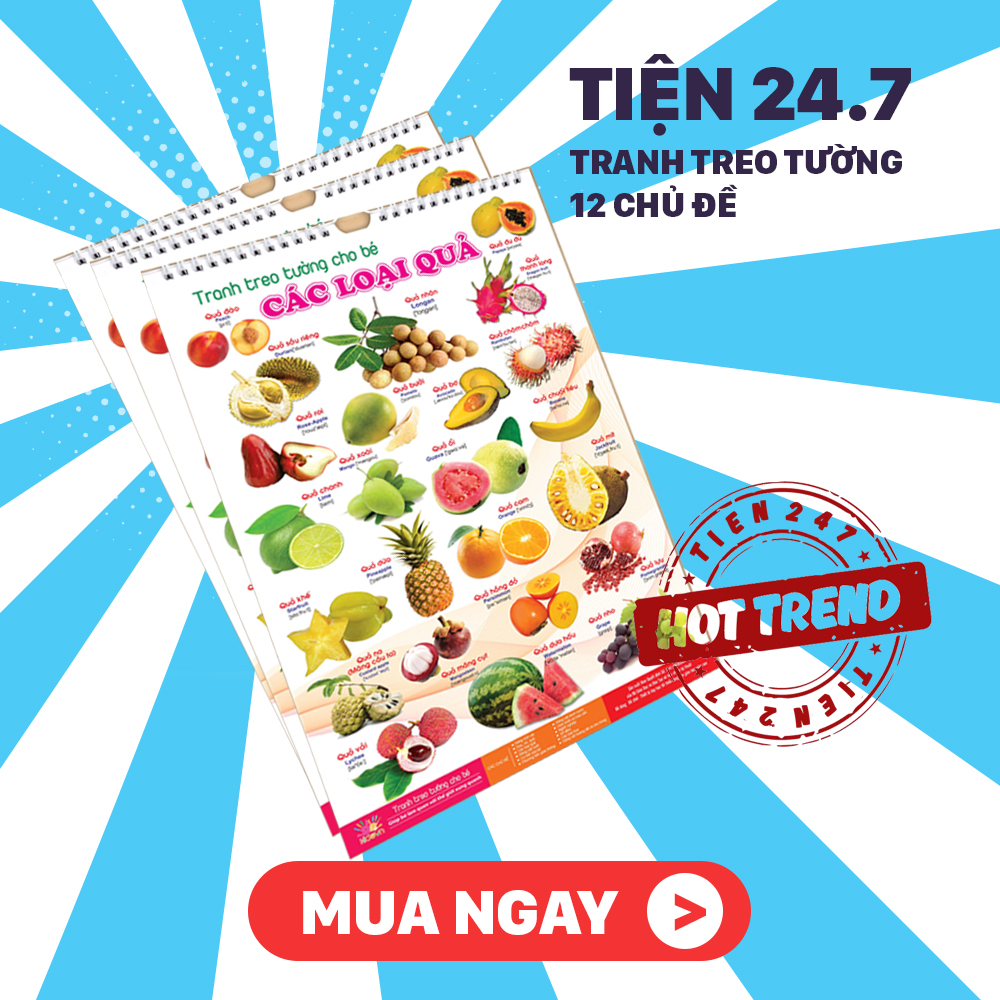 Bộ tranh treo tường 12 chủ đề Song Ngữ Việt Anh Cho Bé, Kích Thước 40x60cm - Bộ tranh treo tường cho bé học, bộ tranh treo tường cho be, bảng chữ cái cho bé, tranh bảng chữ cái, bảng chữ cái treo tường