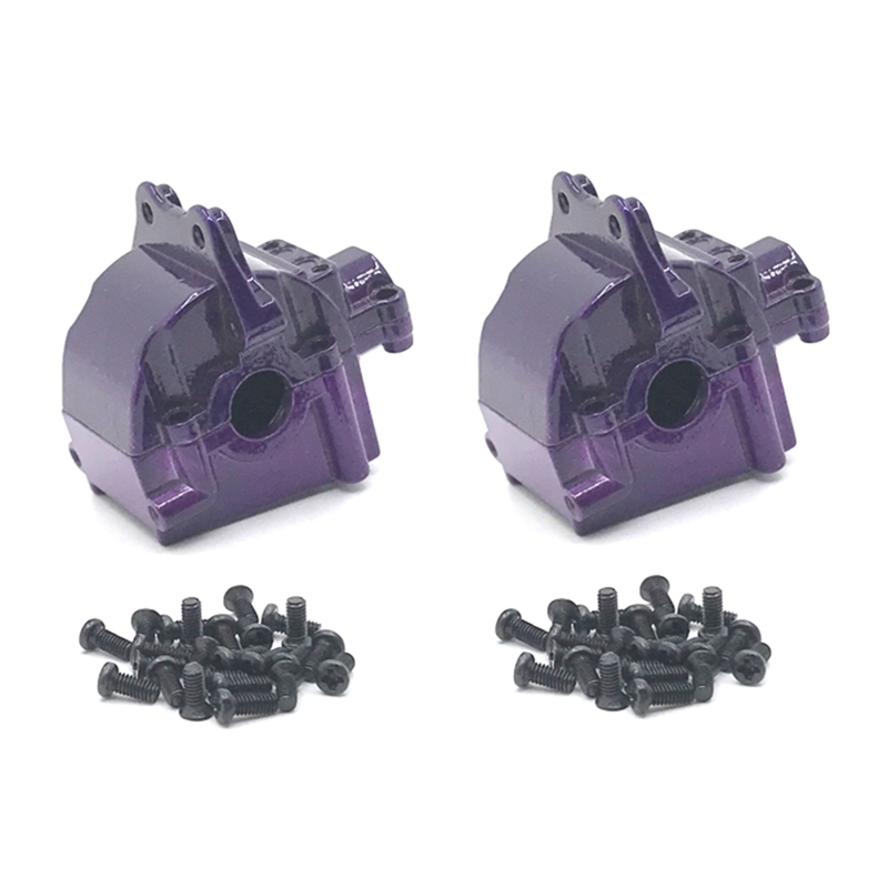 Metal Differential Gearbox Housing Cover for Wltoys 144001 124019 124018 RC Car Upgrade Parts Accessories