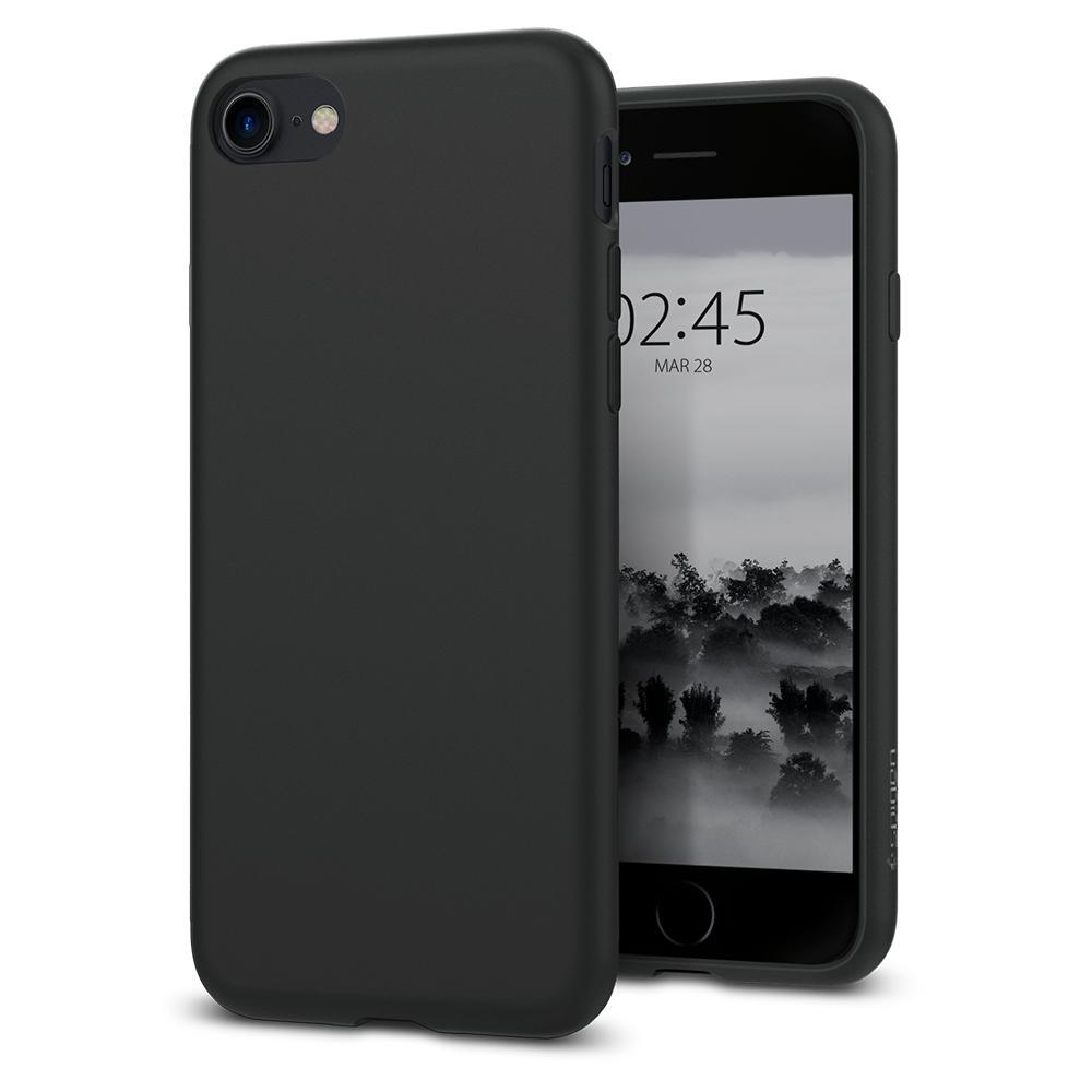 Ốp lưng spigen iphone 8 plus case liquid crystal matte black
