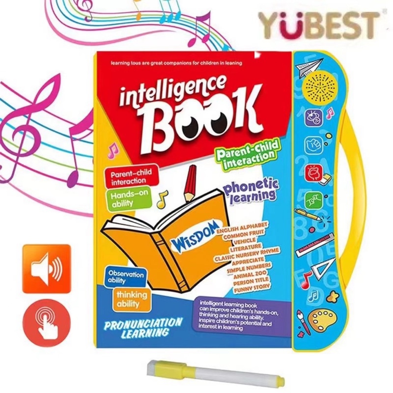 B-BOOK Pronunciation Speaking Learning Book Kid Voice Learning Electric