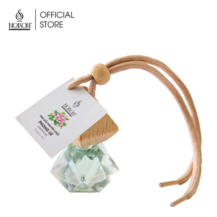 [HCM]Tinh dầu Phong Lữ Noison dạng treo xe - treo phòng | Geranium Essential Oil | Nhập khẩu Ấn Độ
