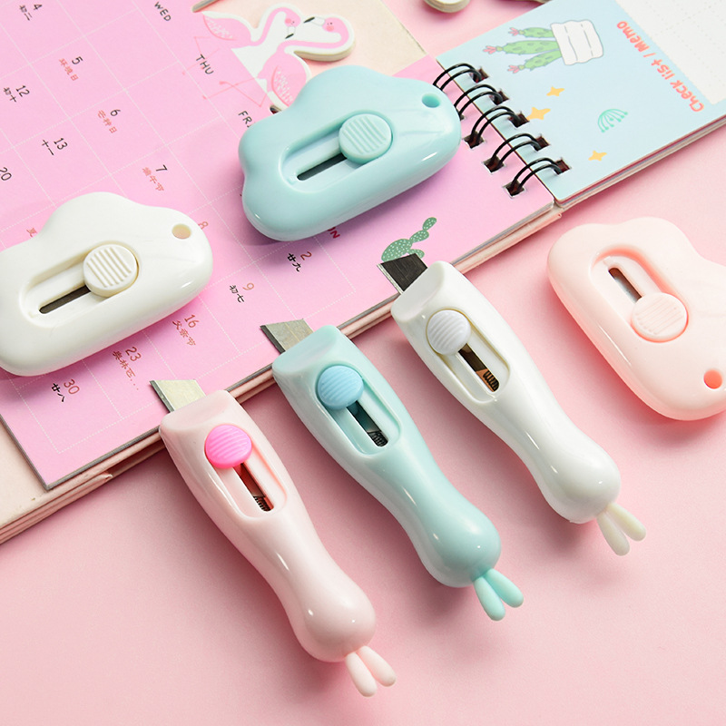 Dao rọc giấy / Dao cắt giấy hình tai thỏ,đám mây siêu dể thương