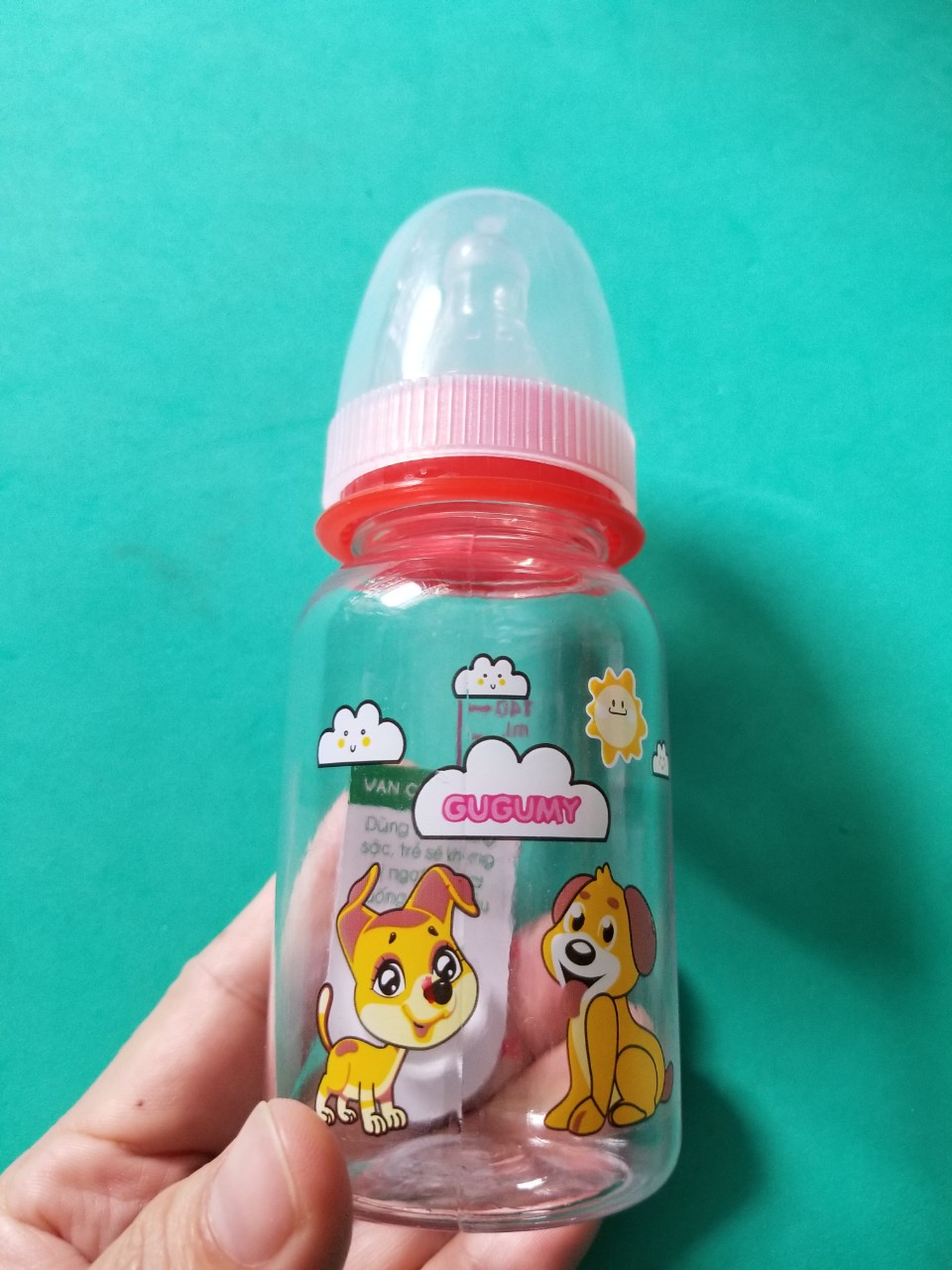 Bình sữa 140ml có van chống sặc