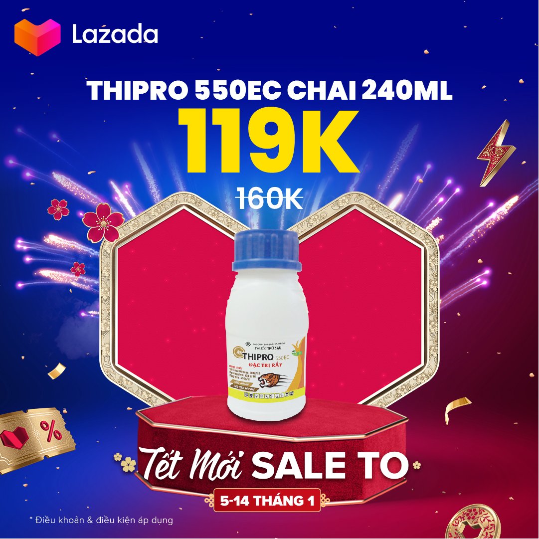 Thuốc trừ sâu Thipro 550 EC chai 240ml - Diệt trừ rầy rệp chích hút