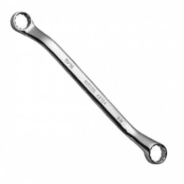 Cờ lê 2 đầu vòng 17 x 19mm thép crom sata 42206
