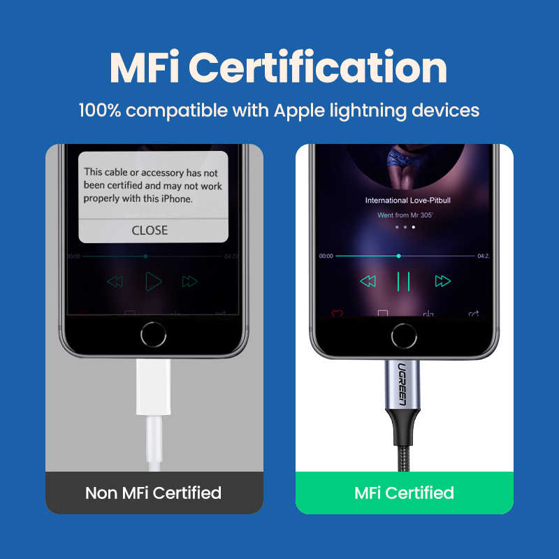 Cáp Lightning sang 3.5mm Audio chuẩn MFI UGREEN US211 - Dùng tai nghe 3.5mm cho iPhone 11 Pro Max / iPhone Xs Max / iPhone Xr / iPhone X / iPhone 8 Plus / iPhone 7 Plus Cáp Lightning sang 3.5mm Audio chuẩn MFI UGREEN US211 - Dùng tai nghe 3.5mm cho iPhone 11 Pro Max / iPhone Xs Max / iPhone Xr / iPhone X / iPhone 8 Plus / iPhone 7 Plus