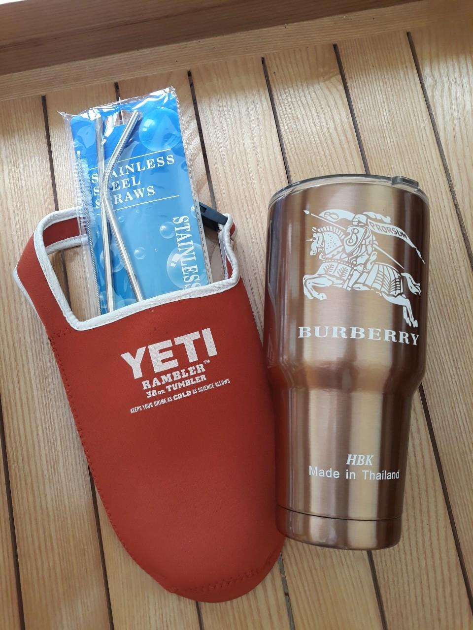 Ly giữ nhiệt logo burbery 900ml thái lan