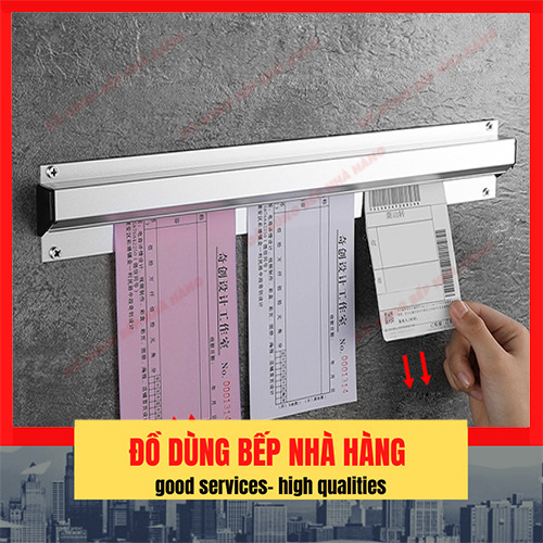 Thanh kẹp bill nhôm, order dài 45cm