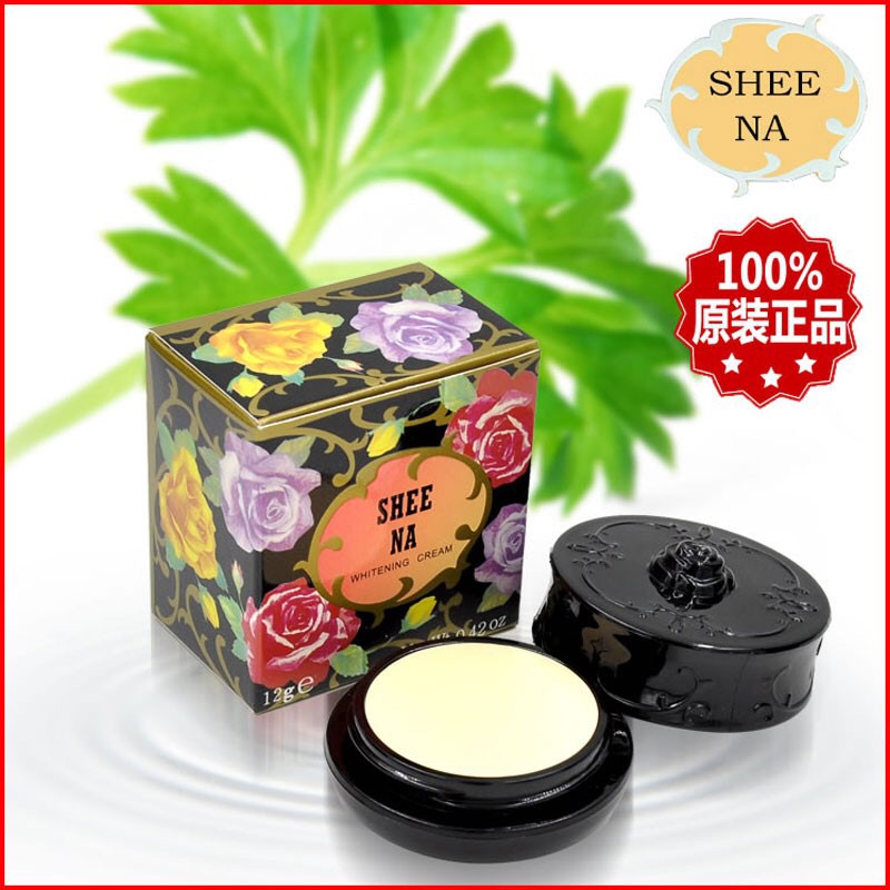 Kem bông hồng đen shee na